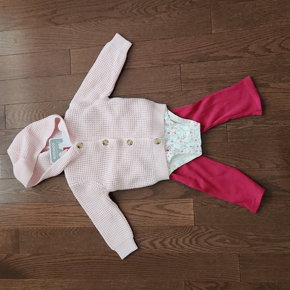 3 piece girls outfit - 18 month toddler